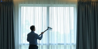 Commercial curtain steam cleaning service fortitude-valley hotels offices