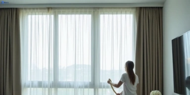Delicate sheer drape cleaning fortitude-valley Matty Curtain Cleaning