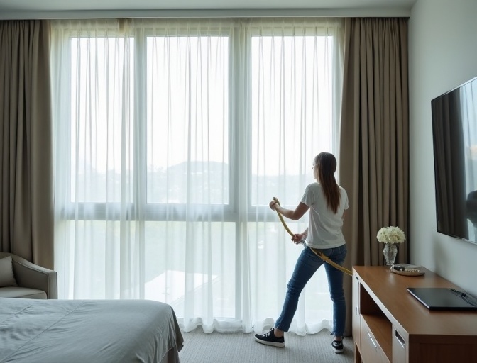 Fortitude Valley Sheer Curtain Cleaning